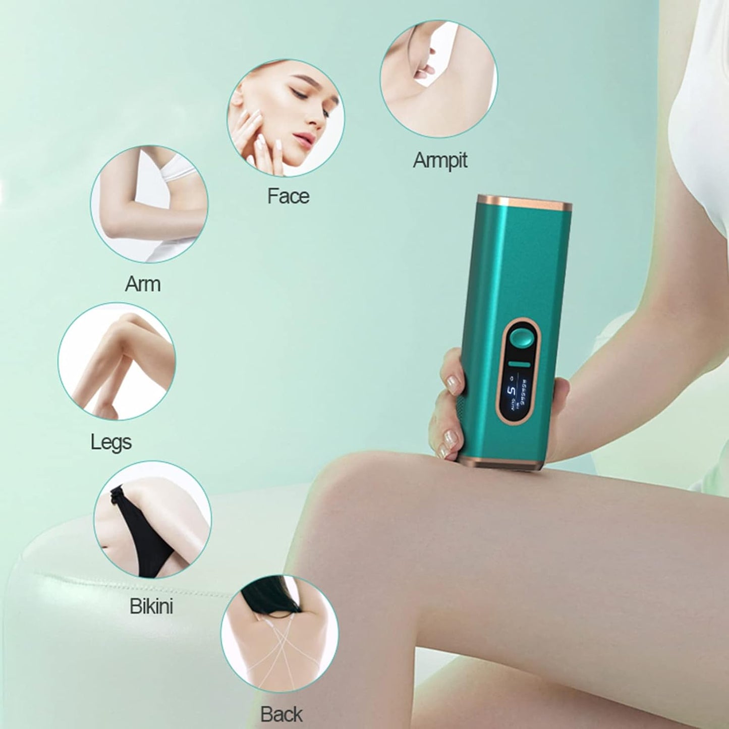 Laser Hair Removal Device for Women and Men