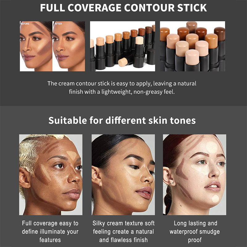 MEDIUM TO FULL COVERAGE CONTOUR STICK