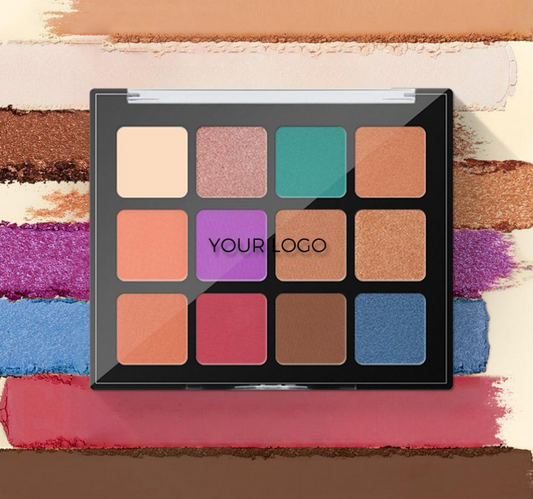 12 COLOR HIGH PIGMENT EYESHADOW PALETTE