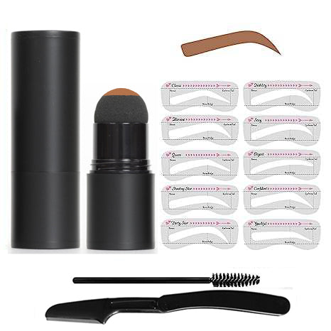 EYEBROW STAMP STENCIL KIT FOR PERFECT BROW