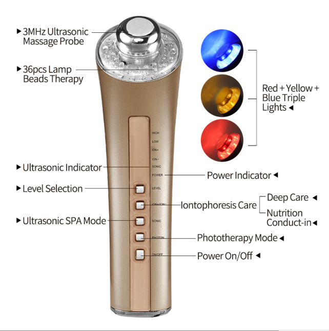 Skin care and beauty instrument